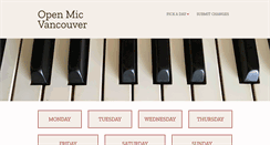 Desktop Screenshot of openmicvancouver.com